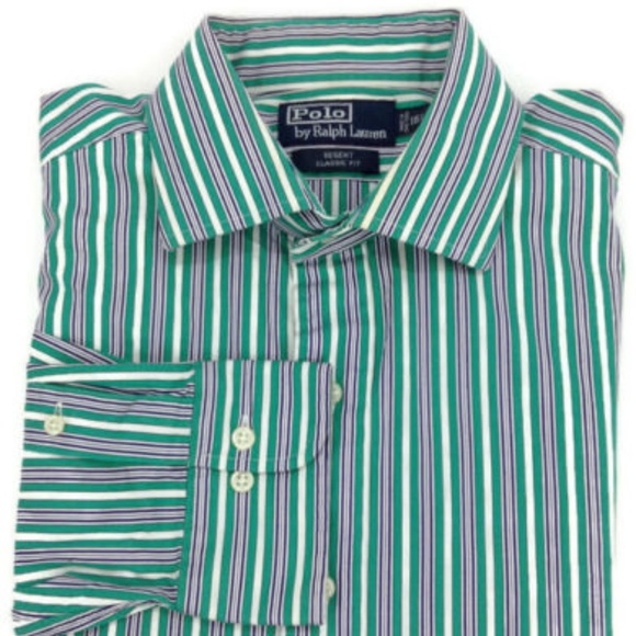 Polo Ralph Lauren Other - Ralph Lauren Regent Classic Fit Striped Shirt Sz L